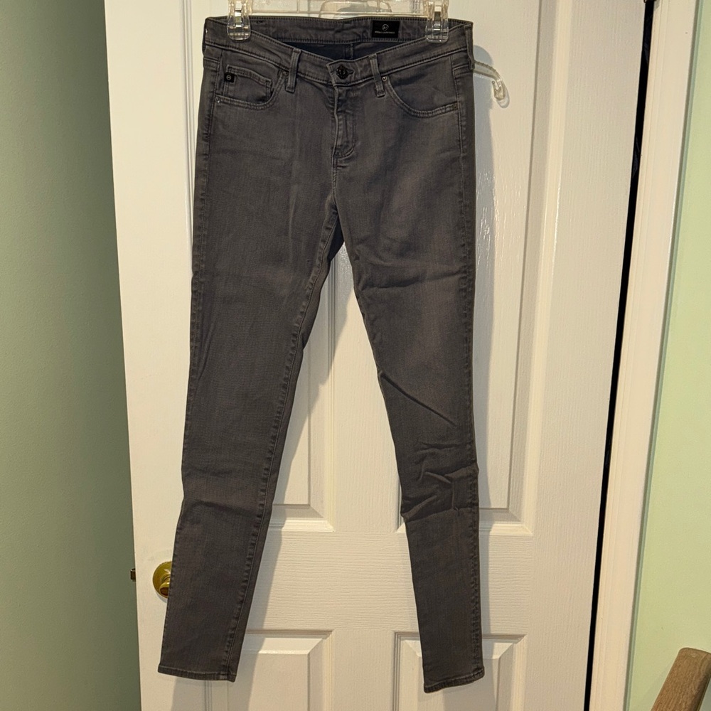 AG Adriano Goldschmied Charcoal Skinny Jeans